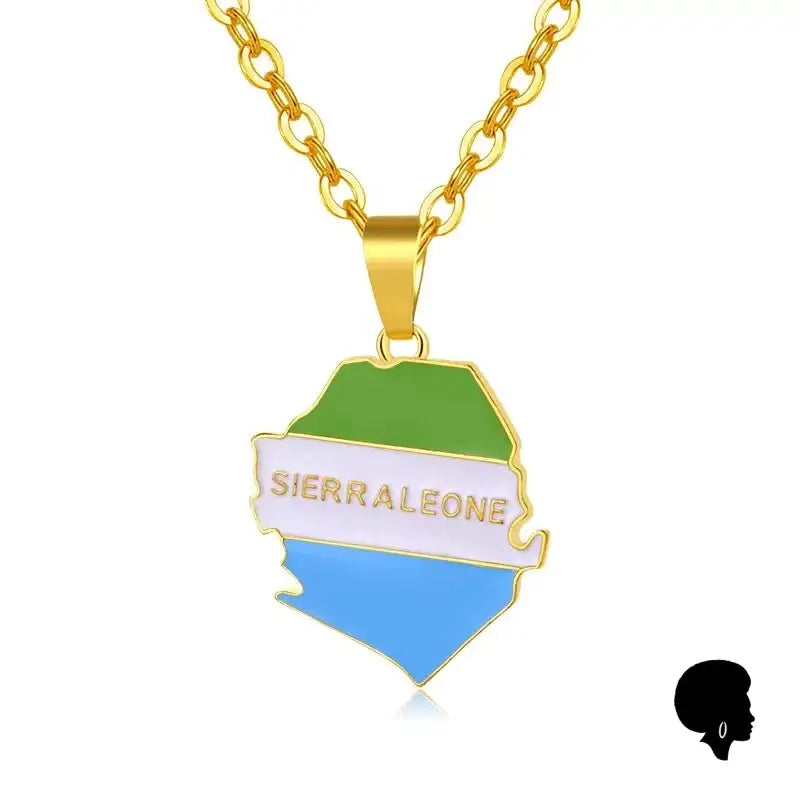 Collier Carte Sierra Leone