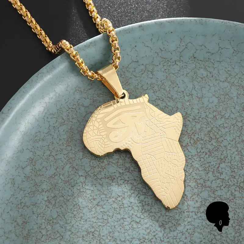 Collier Continent Africain Oeil d'Horus