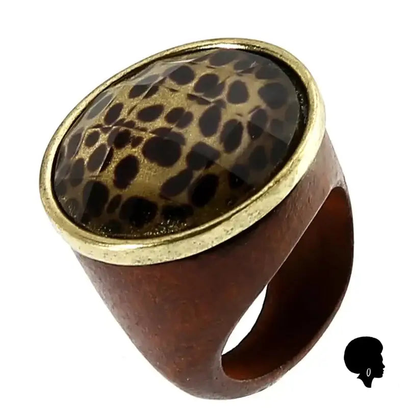 Bague en Bois Africain