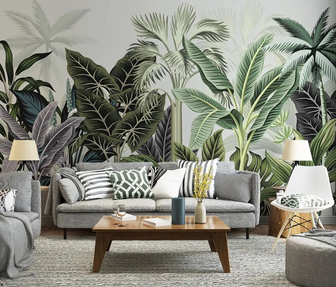 palm tree leaves wallpaper