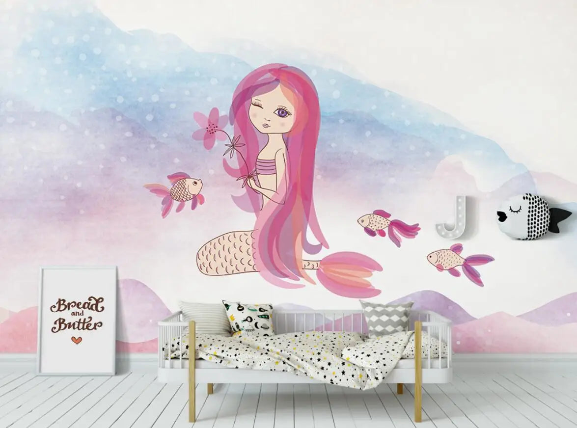 mermaid wallpaper for walls