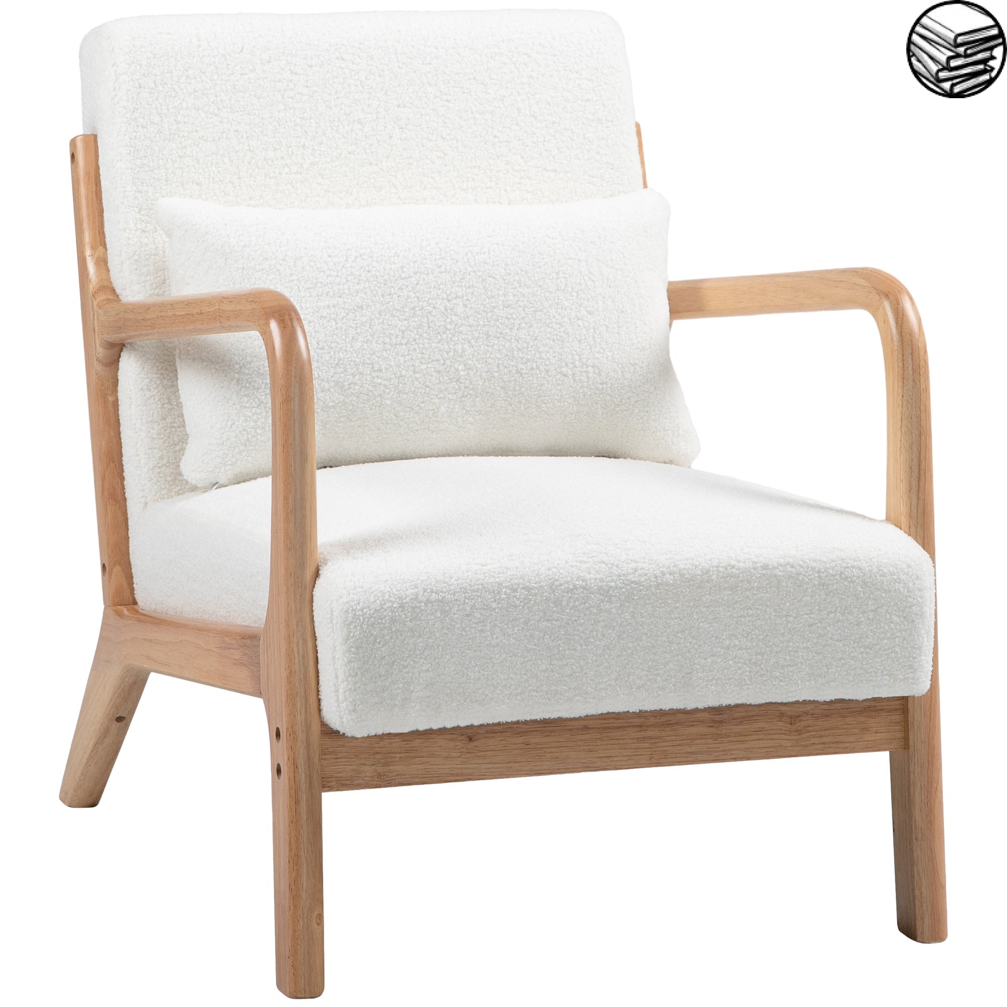 Fauteuil de Lecture - Blanc Doux