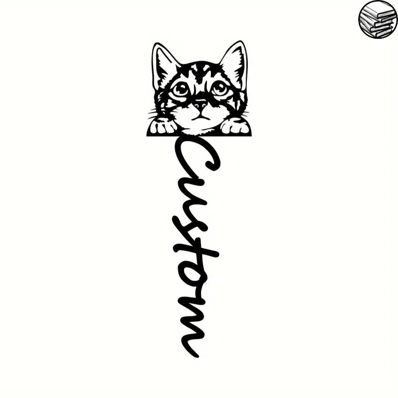 Marque-page métal personnalisable | Chat