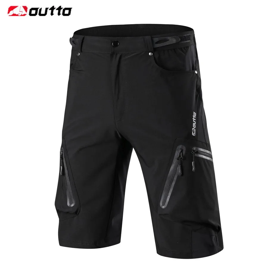 OUTTO Men's Cycling Shorts Downhill MTB Mountain Bike Breathable Shorts Bicycle Running Outdoor Sports Loose Fit Shorts M-4XL