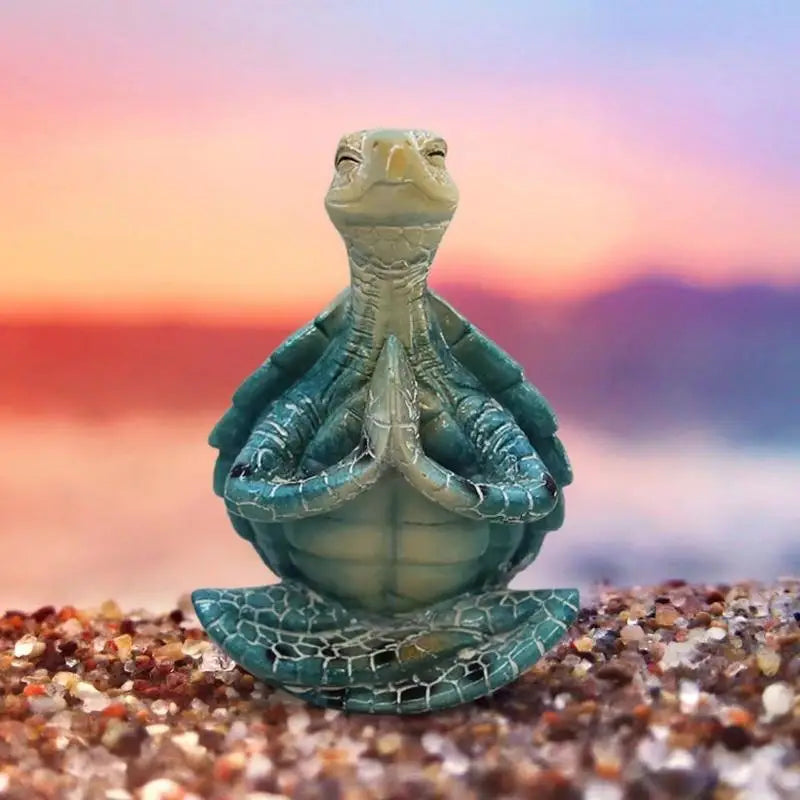 Figurine tortue de mer Méditation