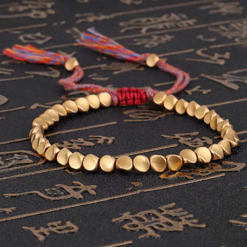 Bracelet Bouddhiste Doré