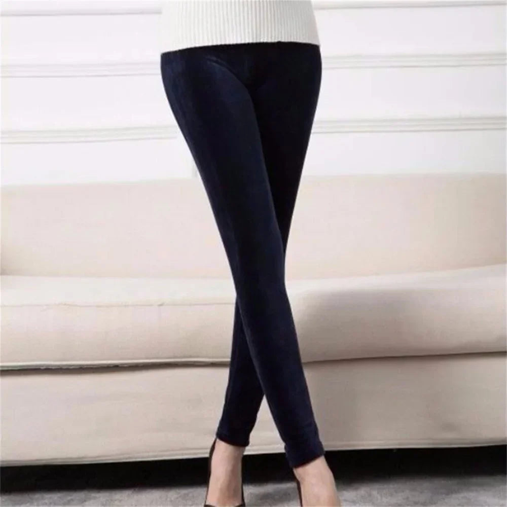 Girls Velvet Leggings