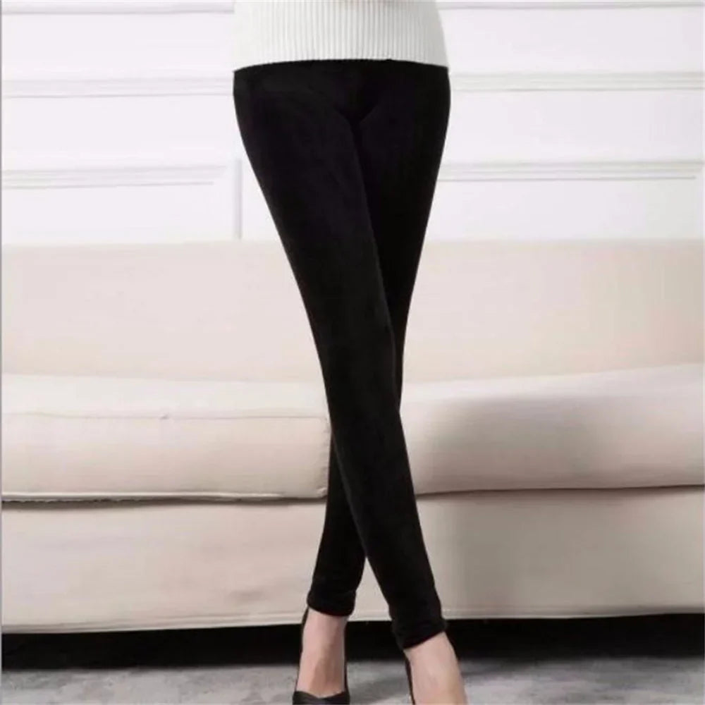 Velvet Legging Black