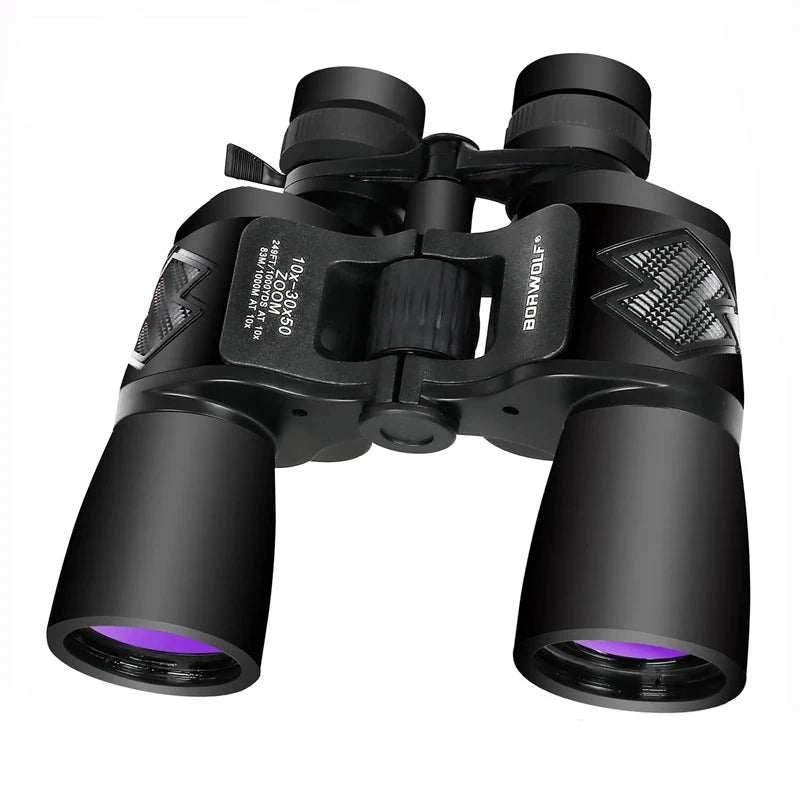 Binocular Con Potente Zoom 10-30X50