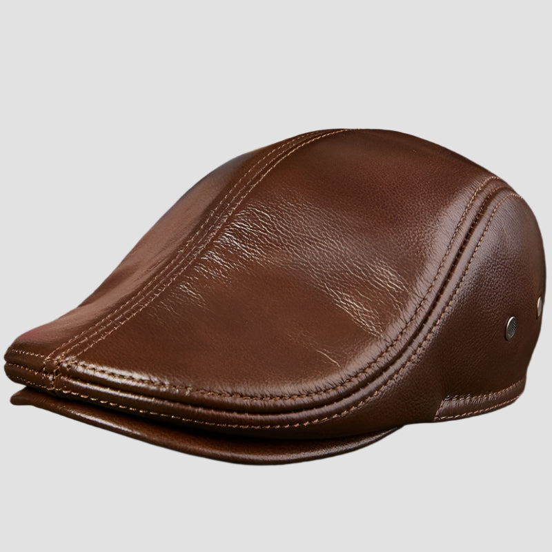 Genuine Leather Beret