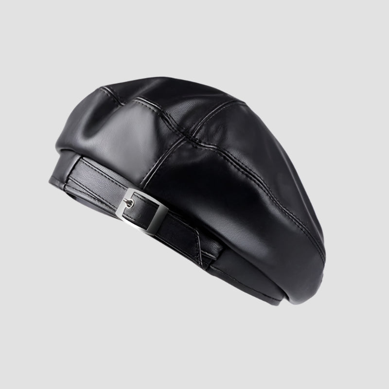 Vintage Leather Beret