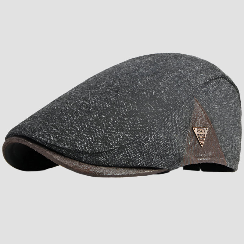 Leather Beret Caps