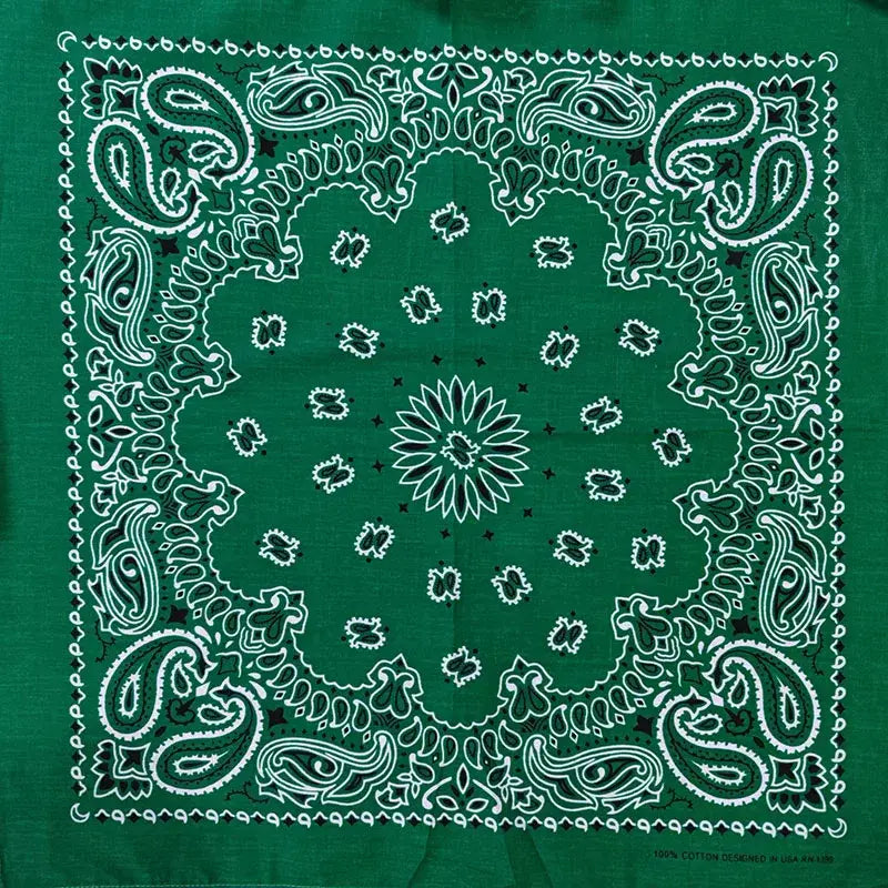 Bandana Foulard Vert Foncé