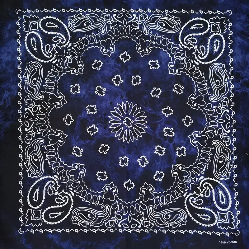 Sciarpa Bandana Blu Scuro