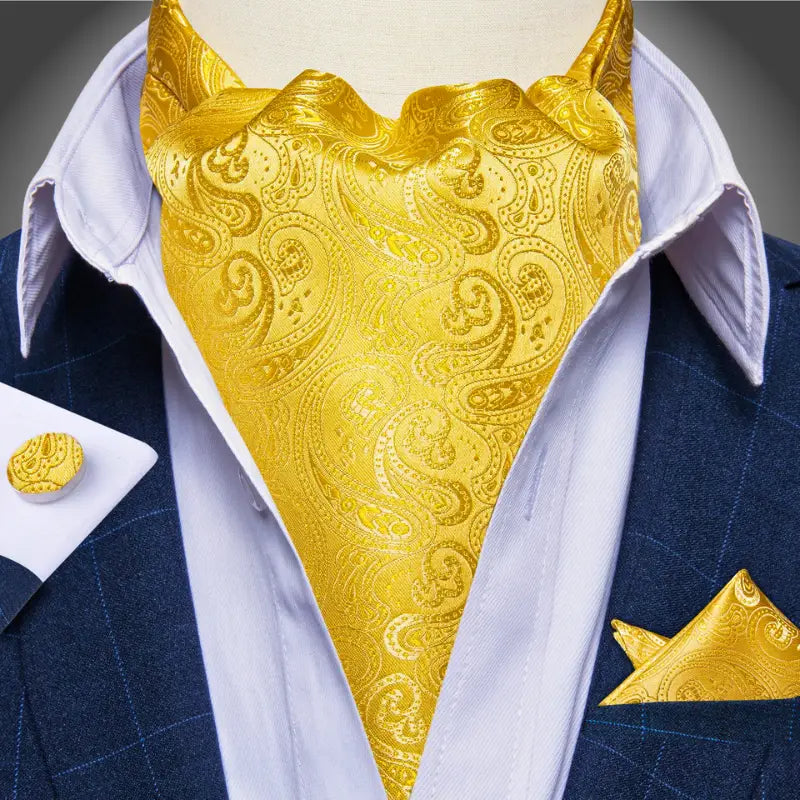 Foulard de Costume Homme Jaune