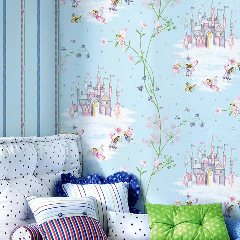 motif papier peint chambre fille