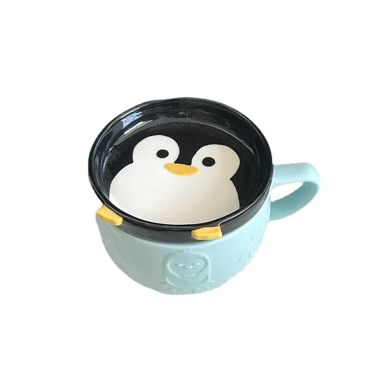 Penguin hot chocolate mug