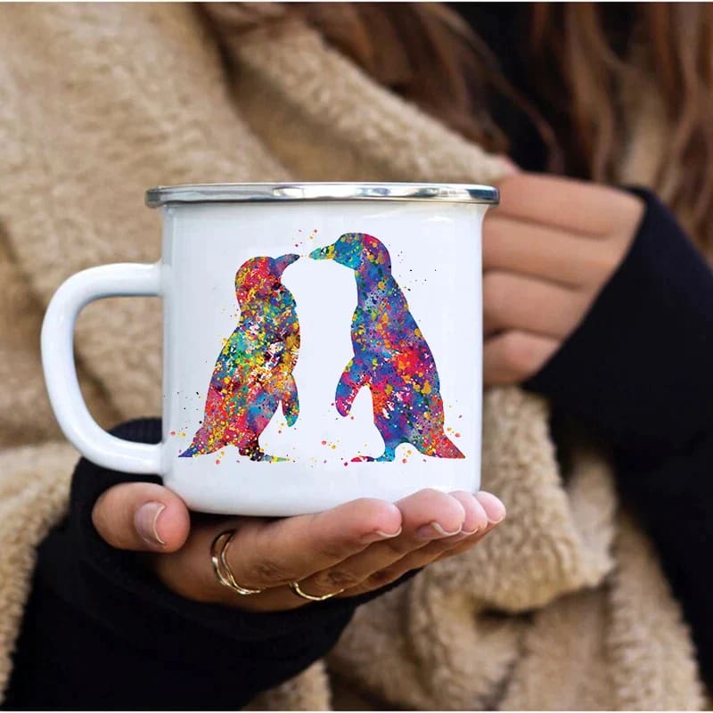 The love bug coffee mug penguin