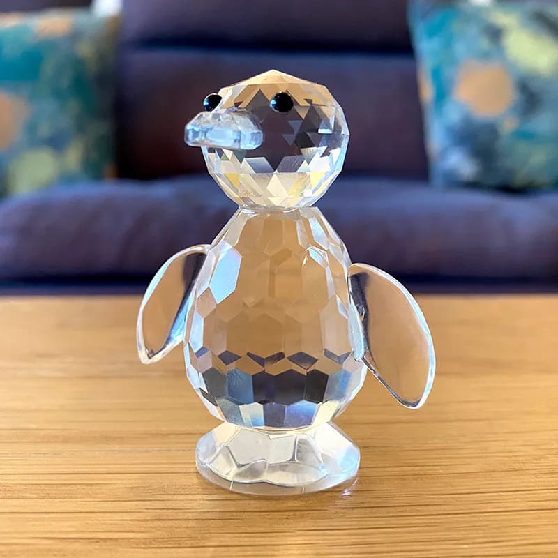 swarovski crystal penguin figurine