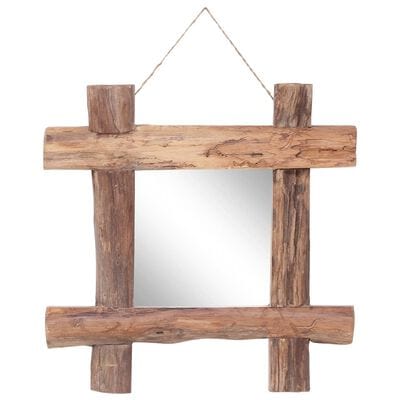 Miroir en bois naturel